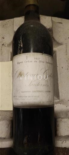 Bordeaux Sauternes Château Gilette Crème de Tête 1937