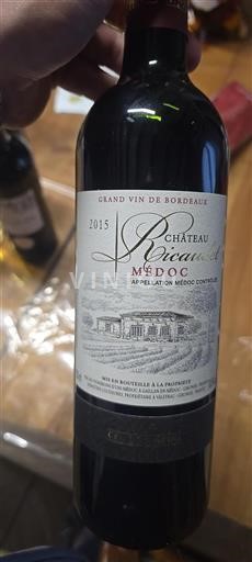 Bordeaux Médoc Château Ricaudet 2015
