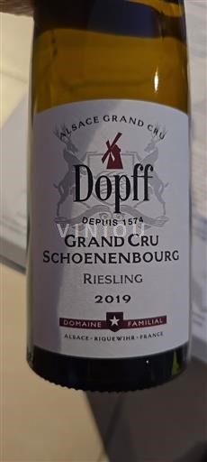 Alsazia Riesling Grand Cru Dopff 2019