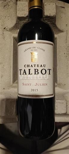 Bordeaux Saint-Julien Grand Cru Talbot 2015