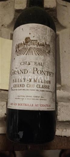 Bordeaux Saint-Émilion Grand Cru Château Grand-Pontet 1982