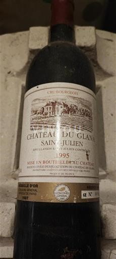 Bordeaux Saint-Julien Cru Bourgeois Château Glana 1995