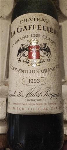 Bordeaux Saint-Émilion Grand Cru Premier Grand Cru Classé Château La Gaffelière 1993