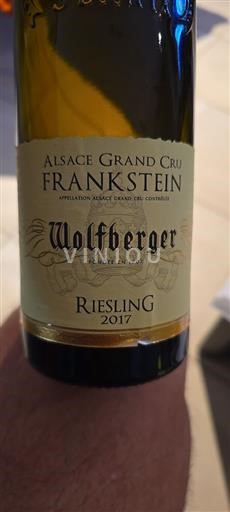 Alsazia Riesling Grand Cru Wolfberger Frankstein 2017