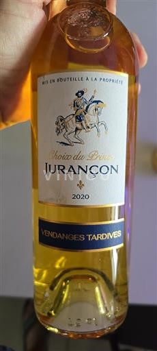 Sud-Ovest Jurançon Choix du Prince 2020