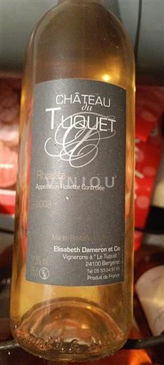 Zuidwest-Frankrijk Rosette Château Tuquet 2009
