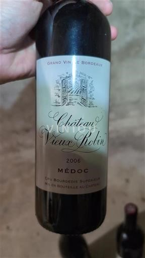 Bordeaux Médoc Cru Bourgeois Supérieur Château Vieux Robin 2006