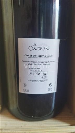 Valle del Rodano Côtes-du-Rhône Vignerons de l'Enclave Les Coudriers Senza annata