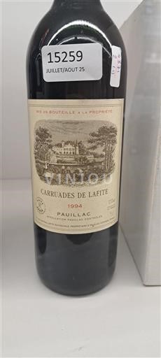 Bordeaux Pauillac Château Lafite Rothschild Carruades de Lafite 1994