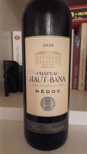 Bordeaux Médoc Cru Bourgeois Château Haut-Bana 2020