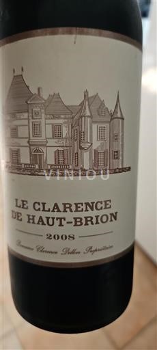 Bordeaux Pessac-Léognan Haut-Brion Le Clarence de Haut-Brion 2008