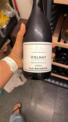 Bourgondië Volnay Paul Aegerter Réserve Personnelle 2020