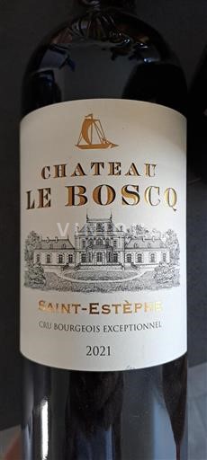 Bordeaux Saint-Estèphe Cru Bourgeois Exceptionnel Château Le Boscq 2021