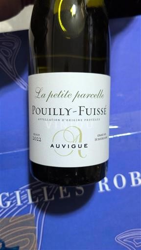Burgundi Pouilly-fuissé Auvigue La petite parcelle 2022
