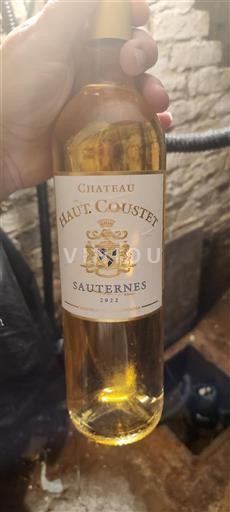 Bordeaux Sauternes Château Haut Coustet 2022