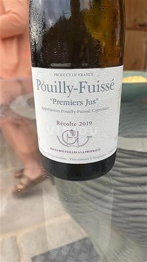 Borgogna Pouilly-fuissé Domaine Luquet Premiers Jus 2019