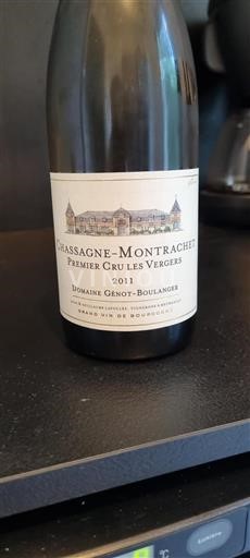 Borgogna Chassagne-Montrachet Premier Cru Domaine Génot-Boulanger Les Vergers 2011