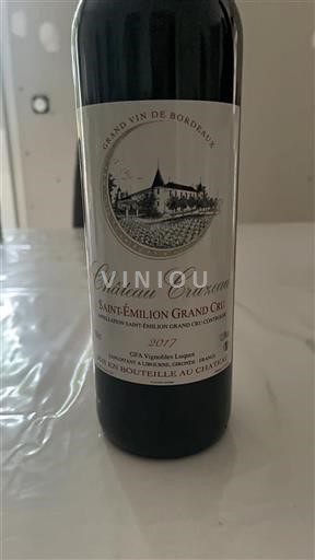 Bordeaux Saint-Émilion Grand Cru Grand Cru Cruzeau 2017