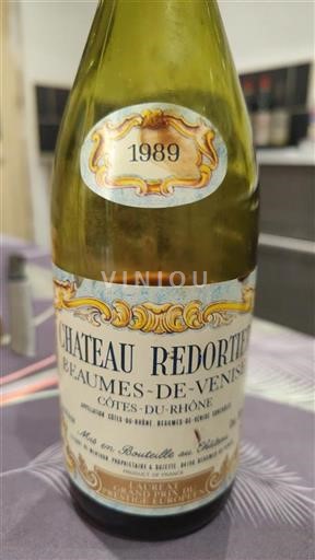 Vallée du Rhône Beaumes de Venise Château Redortier 1989