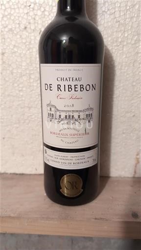 Bordeaux Bordeaux supérieur Château Ribebon Paduin 2018