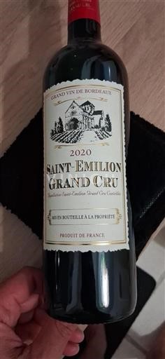 Bordeaux Saint-Émilion Grand Cru Grand Cru Saint-Émilion Grand Cru 2020