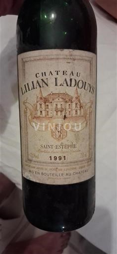 Bordeaux Saint-Estèphe Château Lilian Ladouys 1991