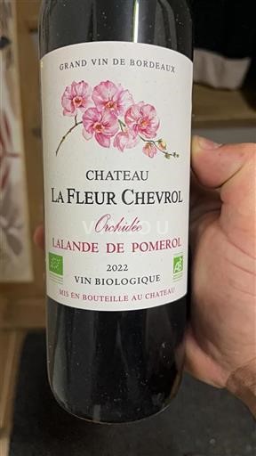Bordeaux Lalande-de-Pomerol Château La Fleur Chevrol Orchidée 2022