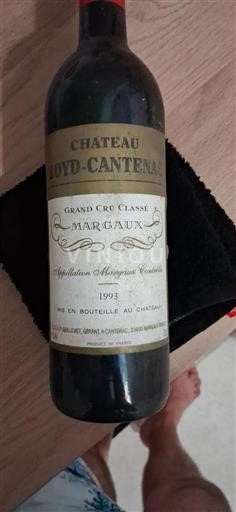 Bordeaux Margaux Grand Cru Château Boyd-Cantenac 1993