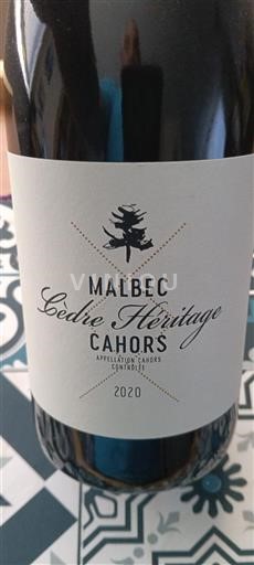 South West Cahors Cèdre Héritage 2020