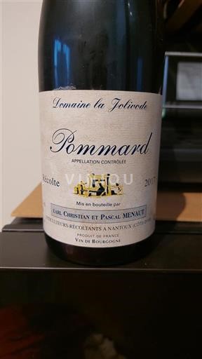 Bourgogne Pommard Domaine La Jolivode 2017