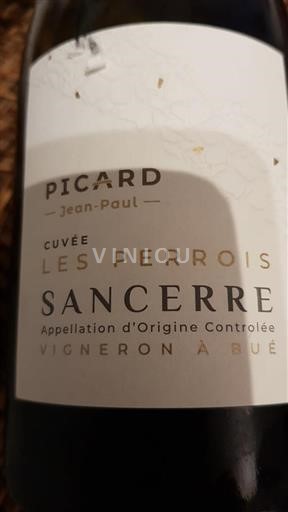 Vallée de la Loire Sancerre Jean-Paul Picard Les Perrois 2023