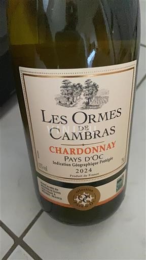 Languedoc in Roussillon Pays d'Oc Les Ormes de Cambras 2024