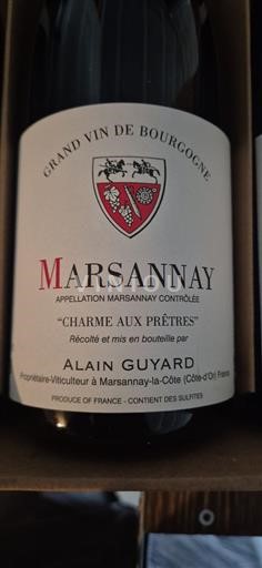 Borgogna Marsannay Alain Guyard Charme aux Prêtres 2021