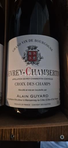 Burgundy Gevrey-Chambertin Alain Guyard Croix des Champs 2021