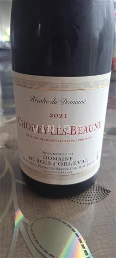 Bourgogne Chorey-lès-beaune Domaine Dubois Orgeval Récolte du Domaine 2021