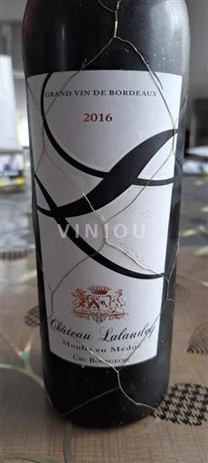 Bordeaux Moulis-en-Médoc Cru Bourgeois Château Lalaudey 2016