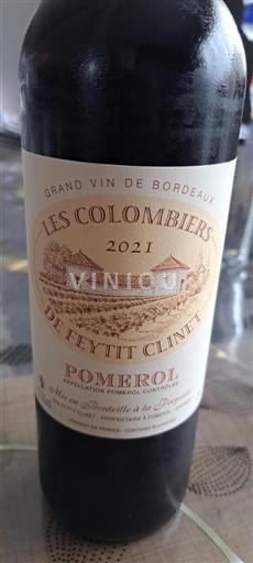 Bordeaux Pomerol Feytit Clinet Les Colombiers 2021