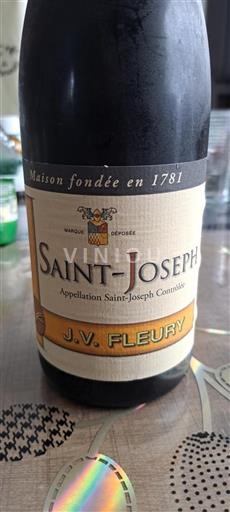 Vale do Ródano Saint-Joseph J.V. Fleury Não Sazonado