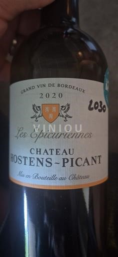 Bordeaux Sainte-Foy-Bordeaux Hostens-Picant Les Epicuriennes 2020