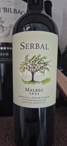Mendoza Vale de Uco Bodega Atamisque Serbal 2022