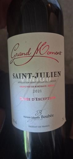 Bordeaux Saint-Julien Maison Johanès Boubée Grand Moment 2021