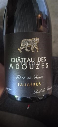 Languedoc Faugères Château Des Adouzes Frère et Soeur 2020