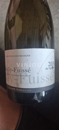 Burgundi Pouilly-fuissé Domaine Alain Normand Au Vignieu 2019