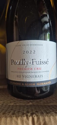 Borgogna Pouilly-fuissé Premier Cru Sylvaine & Alain Normand Au Vignerais 2022