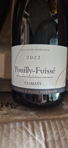 Borgogna Pouilly-fuissé Sylvaine & Alain Normand Climats 2022