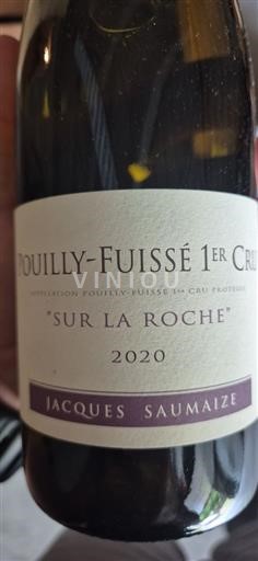 Burgundi Pouilly-fuissé Premier Cru Jacques Saumaize Sur la Roche 2020