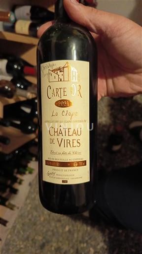 Languedoc La Clape Château Vires Carte d'Or 2021
