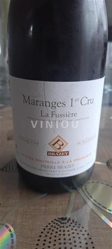 Bourgogne Maranges Premier Cru Pierre Brazey La Fussière 2021