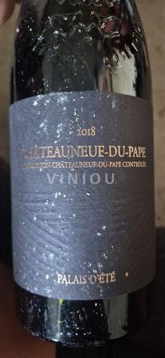Valle del Rodano Châteauneuf-du-Pape Palais Été 2018