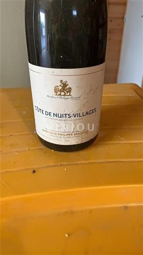 Bourgondië Côte de Nuits Villages Martine & Philippe Bernard Niet-geïntegreerd